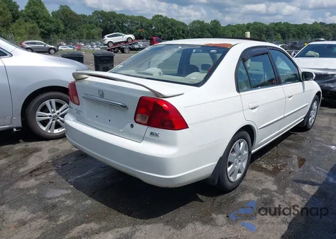 2002 Honda Civic Ex from USA, damaged, VIN 1HGES26762L079824